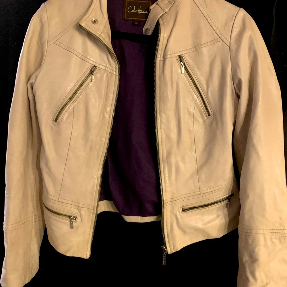 Butter soft leather Women’s Cole Haan jacket